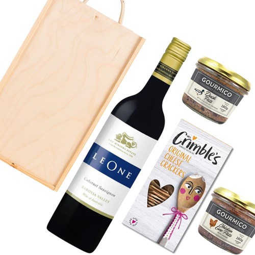 Leone Cabernet Sauvignon 75cl Red Wine And Pate Gift Box